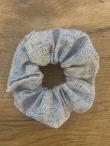 Bavlnená gumička scrunchie Siva