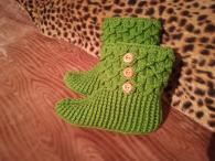 Háčkovane papučky 15