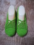 Háčkovane papučky 46