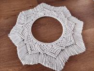 Macrame zavesne dekorácie - zrkadlá a mandaly (20240326/7)