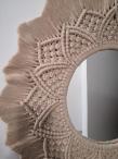 Macrame zavesne dekorácie - zrkadlá a mandaly (2/7)