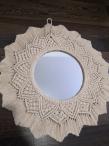 Macrame zavesne dekorácie - zrkadlá a mandaly (2/7)