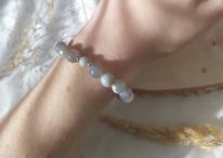 Náramok z kolekcie Nature - Achát sivý/pruhovaný