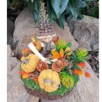 Jesenná dekorácia s tekvičkami č. 28 (2/2)